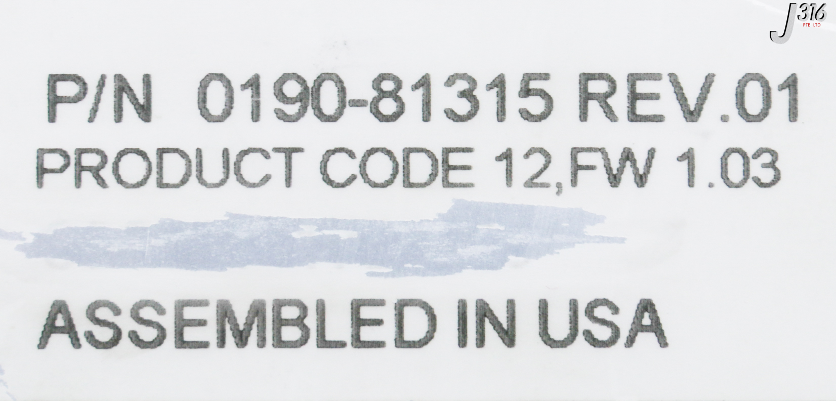 32070 APPLIED MATERIALS SANYO DENKI, PM DRIVER, TYPE C 0190-81315